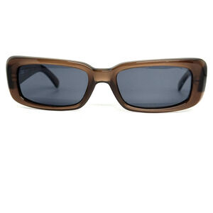 Versus Brown Rectangular Glasses Gray Lens Italy‎ MOD VS9 H14157